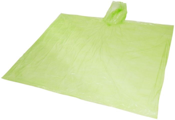 Ziva wegwerp regenponcho met opbergtasje - 1