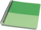 Colour-block A5 notitieboek met spiraal