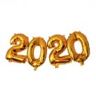 SENZA Foil Balloons 2020 Gold - 2
