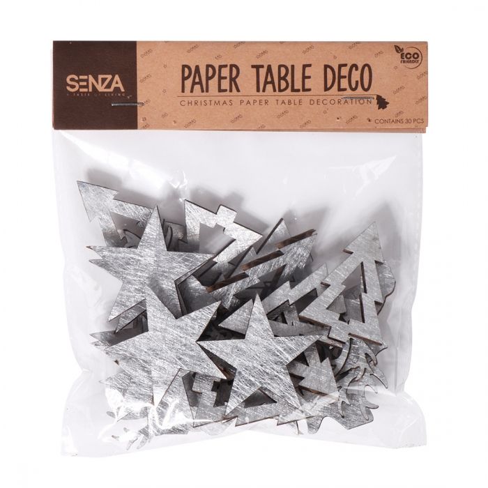 SENZA Paper Table Deco Silver /30 - 1
