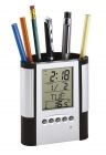 LCD alarm clock  Tower   silver/ - 263