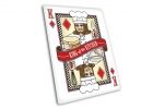 Glazen Werkbladbeschermer/pannenonderzetter Rechthoek Playing card Print