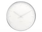Wall clock Mr. White station steel polished