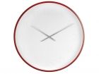 Wall clock Mr. White numbers, wooden case