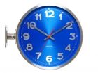 Wall clock Numbers Double Sided s/s blue
