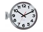 Wall clock Double Sided numbers alu