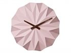 Wall clock Origami ceramic matt soft pink - 1