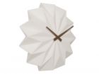 Wall clock Origami ceramic matt white - 2