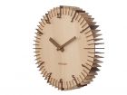 Wall clock Rib light wood, light wood numbers - 1