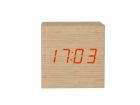 Alarm clock Cube Pure elm wood small - 2