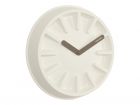 Wall clock Paper Pulp white, black hands - 1