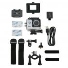 Action camera inclusief 11 accessoires, wit - 2