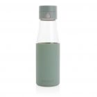 Ukiyo glazen hydratatie-trackingfles met sleeve, groen - 2