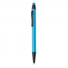 Aluminium touchscreen pen, blauw - 1