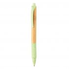 Bamboe & tarwestro pen, wit - 4