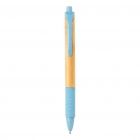 Bamboe & tarwestro pen, blauw - 3