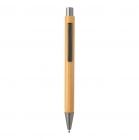 Slim design bamboe pen, bruin - 3