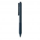 X9 pen met siliconen grip, zwart - 4