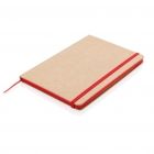 A5 recycled kraft notitieboek, rood - 2