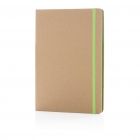 A5 recycled kraft notitieboek, groen - 1