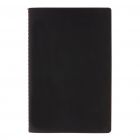 Softcover PU notitieboek met gekleurde accent rand, rood - 2