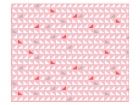 Fleece rug Triangles pink, Design Studio Stijll - 1