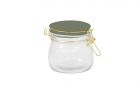 Storage jar Candy glass small, jungle green lid - 1