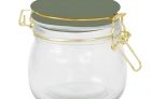 Storage jar Candy glass small, jungle green lid - 2
