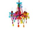 Lamp chandelier Gypsy small multi colour, 5 arms