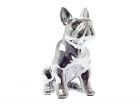 Moneybank Bulldog chrome ceramic