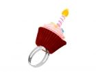 Lip gloss B-day cake ring 2 assorted colours - 3