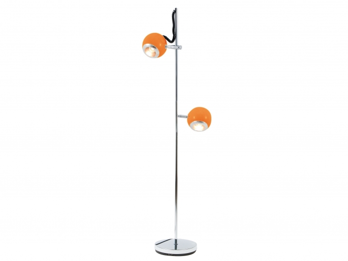 Floor Lamp Retro Metal 2 Lights Orange Lampen Licht