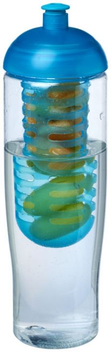 H2O Tempo® 700 ml bidon en infuser met koepeldeksel - 1