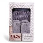 SENZA Water Bottle & Socks Deluxe Grey - 1