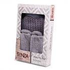 SENZA Water Bottle & Socks Deluxe Grey - 3