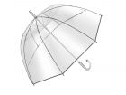 Dome Umbrella Bellevue transparent/sil. - 1