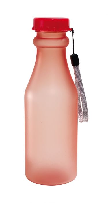 bottle red (frosted)  take and go  - 1