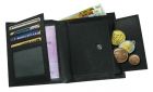 Leather credit card purse  black - 333