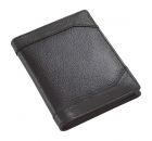 Leather credit card purse  black - 3