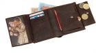 Leather credit card purse  black - 352