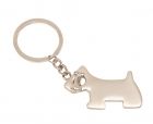 Metal keyholder  dog   silver - 1