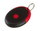 Keyring with condom  red/black - 1