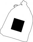 Sports bag Narvik 600-D black/grey/white - 517