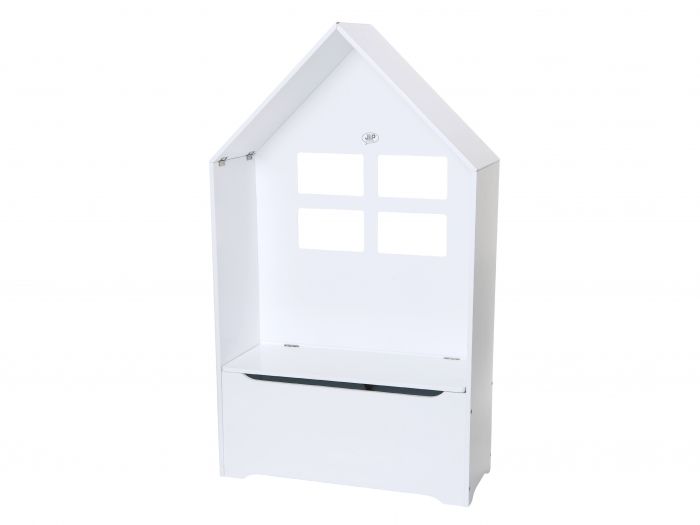 Play house MDF white, with storage seat - 1