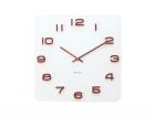 Wall clock Vintage white w. copper numbers - 1