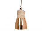 Pendant lamp Bold wood, shiny copper medium - 1