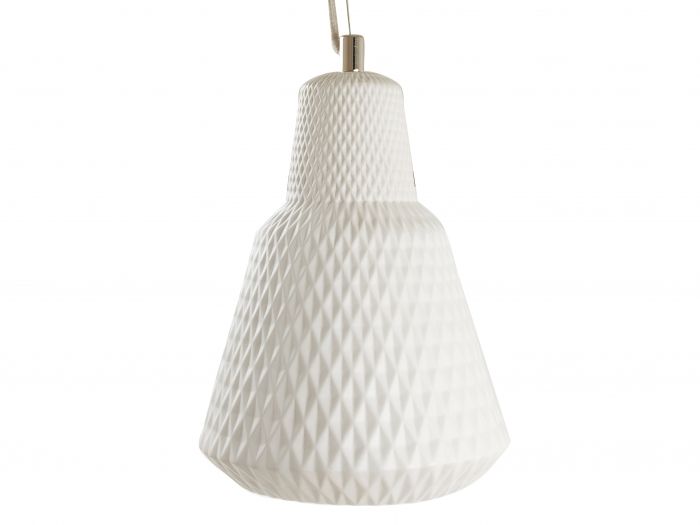 Pendant lamp Cast ceramic white, BOX32 Design - 1