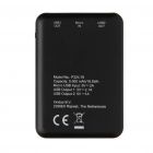 High density 5.000 mAh zakformaat powerbank, zwart - 3