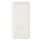 High density 10.000 mAh zakformaat powerbank, wit - 3