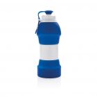 Opvouwbare siliconen sport fles, blauw - 3